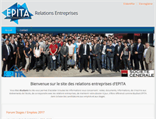 Tablet Screenshot of epita.net