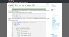 Desktop Screenshot of blog.lse.epita.fr